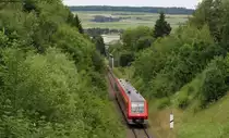 611 040-7 als IRE 3213 (Neustadt(Schwarzw)-Ulm Hbf) bei H�fingen 24.6.12