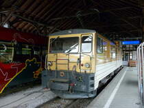 MOB - Lok GDe 4/4 6005 (ex tpf GDe 4/4 101) im Bahnhof Zweisimmen am 21.07.2012