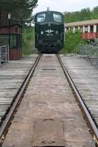 2067.04 beim der Drehscheibe im Heizhaus Strasshof am 29.Juli 2012.

