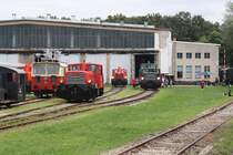 Jenbacher-Power beim Dieselloktag am 29.Juli 2012 im Heizhaus Strasshof. Von Links nach Rechts: 2060.74, 2062.33 und 2060.04.