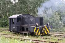 K� 5159 am 29.Juli 2012 im Heizhaus Strasshof. Leider konnte ich das Diesel-�l-Mischungsverh�ltnis des verwendeten Kraftstoffes nicht in Erfahrung bringen ;-).