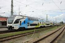 In Freilassing gelang mir diese Aufnahme der Westbahn. Fahrtrichtung Salzburg, Aufnahmedatum 09.07.2012