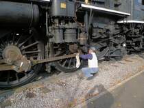 Liebevoll wird die C55 52 in Yoshimatsu gepflegt. 29.November 2010.