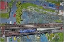 Die  Schwebende Br�cke  aus der Vogelperspektive. 
31. Juli 2012