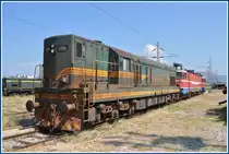 661-269 hat schon etwas Rost angesetzt, aber noch in Betrieb. Podgorica. (26.07.2012)