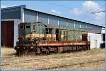 Eine ehemalige 661 der Jugoslawischen Eisenbahnen im Depot Podgorice kann h�chstens noch als Ersatzteilspender dienen. (26.07.2012)