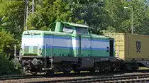 Lok 41 der Rhenus Rail (211 271) im Mannheimer Hbf. (01.08.12)