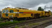 Ein Gleisbauzug in Norrk�ping am 01.06.2012.