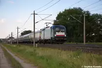 ES 64 U2 - 009 (182 509-0) MRCE Dispolok GmbH f�r DB Regio AG - Regio S�dost - Erfurt mit dem TEE Rheingold von Berlin Hbf(tief) nach Mannheim Hbf bei Rathenow und bringt die Berlin Besucher wieder zur�ck. Nochmal einen netten Gru� zur�ck an den Tf! 04.08.2012