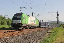 Der H�dlmayr Taurus 1216 954 war am 22.05.2012 auch mal wider Gast auf der NSS. Er bespannte einen Autozug in Richtung S�den. Aufgenommen an der Nordeinfahrt nach Eschwege.