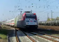 101 040-4 am 23.04.10 kurz vor der einfahrt in Halle/Saale Hbf