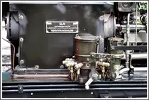 1992 hat SLM diese oelgefeuerte Zahnraddampflok f�r die BRB hergestellt. (03.08.2012)