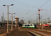 642 325 (VT25  Cheb (Eger) ) als VBG20962 Eger - Zwickau in Zwickau, 6.3.012.