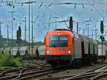 1216 903 von RTS zieht am 06.08.2012 einen Getreidezug aus Aachen West Richtung K�ln.