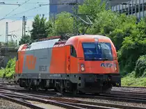 1216 903 von RTS kommt am 06.08.2012 nach einer Schubhilfefahrt auf der Montzenroute zum Gemmenicher Tunnel zur�ck nach Aachen West.