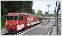IR2219 mit 101 965-2 kreuzt uns in Br�nig-Hasliberg. (03.08.2012)