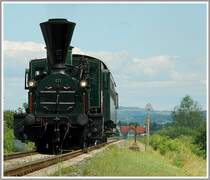 146 Jahre alt, und st�ndig im Einsatz. 671 am 30.6.2006 mit ihrem SPz 8531 kurz vor der Durchfahrt in Frauental a.d. Lassnitz.