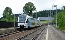Eine Westbahn rollte am 07.07.12 durch Salzburg-Kasern Richtung Salzburg Hbf.