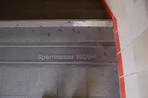 Berlin Nordbahnhof. Hier verlief von 1961 bis 1989 die Sperrmauer direkt durch den Bahnhof. 08.08.2012