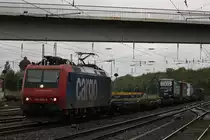 SBB Cargo 482 004 am 16.5.12 mit einem KLV in Duisburg-Entenfang.