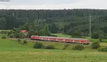 Bild 6000:
RE 22304 (Neustadt(Schwarzw)-Rottweil) mit Schublok 218 464-6 bei L�ffingen 28.7.12

Ich danke euch allen flei�ig Kommentare schreiben