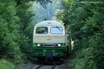 BEG D5 war am 11.8.2012 mit dem  Vulkan-Expre�  im morgigen, schattigen Brohltal (gegen 9:30) unterwegs.