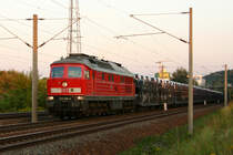 233 306 brummt zwischen Heidenau-Gro�sedlitz und Heidenau-S�d auf Dresden zu. 23.08.2012