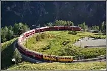 R1649 in der Alp Gr�m Kurve. (11.08.2012)