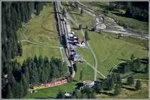 Zugskreuzung in Cavaglia zwischen R1649 und R4668. (11.08.2012)