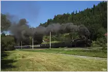 Eine herrliche Ausfahrt aus St.Martin-Sittich zeigte uns die 93.1332, welche als Sdz 17196 von Villach nach St.Veit an der Glan unterwegs war.   
20.8.2012
