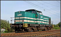 293 501-3 -LDS- unterwegs nach Mukran.   Stralsund am 21.05.12 