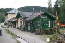 Aufnahmsgeb�ude des Bf. Winterbach am 25.August 2012. 
