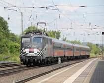 Hurra! Endlich auch ein Bild von 115 509-2. Sie bespannte am 25.06.2012 einen Sonderzug in s�dlicher Richtung. Aufgenommen in Eichenberg.