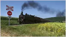 93.1420 & 93.1421 ziehen den IGE Sdz 17202 von Wien S�dbahnhof-Ostseite �ber Sigmundsherberg nach Spitz an der Donau. Ab Sigmundsherberg waren die beiden 93er am Zug.
Breiteneich 22.8.2012