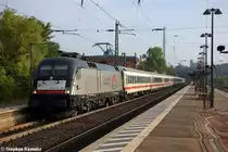ES 64 U2 - 029 (182 529-8) MRCE Dispolok GmbH f�r DB Fernverkehr AG mit dem IC/RE 2083  K�nigssee  von Hamburg-Altona nach Berchtesgaden Hbf in Uelzen. Netten Gru� an den Tf! 31.08.2012