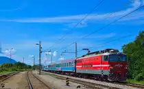 S� 342-005 mit MV247 'Citadella' f�hrt Bahnhof Pragersko ein. /17.8.2012