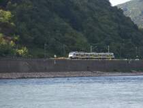 Unbekannte TransRegio Desiro ML II f�hrt als MRB 25353 zwischen Wellmich und St. Goar auf der linken Rheinstrecke Richtung S�den.
St. Goar, der 1.9.12