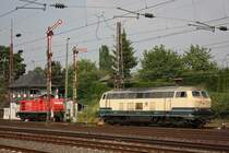 EBM 216 224 am 22.5.12 beim Rangieren in D�sseldorf-Rath.