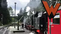 27.08.12 Bf Drei Annen Hohne , Wassernehmen f�r die Brockenfahrt