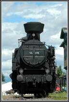 56.3115 vor dem Bahnhof Lieboch. Diese Lokomotive ist zur Zeit nicht betriebsbereit. Hauptproblem: Sie bentigt einen neuen Kessel. (Aufnahme vom 30.6.2006)
