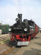 Gut gefllter Traditionszug Ri. Radeburg in Radebeul, 08.07.06