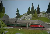 W�hrend die SBB ihre EW II nun vermehrt ausrangiert, �bernehmen diese sch�nen Leichtstahl-Wagen auf meiner Z-Anlage vermehrt den Schnellzugsverkehr. 
27. Aug 2012