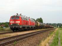 217 012 und 217 021 mit FZT 56522 in Tling (19.06.2006)
