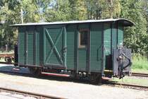 Der ehemalige �BB Di/s 6493, nunmehr in Privatbesitz und Dauerleihgabe an den WSV, ist zur Zeit im Bf. Alt Nagelberg als Reserve bereitgestellt. Bild vom 09.09.2012.