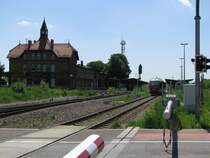 Bahnhof G�sten im Salzlandkreis (SLK) im Sommer [05.06.2010]