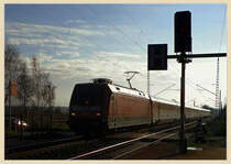 101 090 mit EC 174 in Pr�sen-Ost, 2010