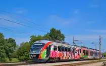 S� 312-112 f�hrt durch Pragersko Richtung Zidani Most. /29.8.2012