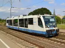 Als RB 39 versieht der Rurtalbahn VT 6.014 seinen Dienst zwischen M�nchengladbach und Dalheim....und hier ist er gerade in Rheydt Hbf am Samstag den 15.9.2012