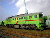 WAB 26 (V200) abgestellt im Seehafen von Stralsund.   (am 15.03.04)