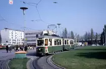Graz GVB SL 3 (Tw 239) Hauptbahnhof am 17. Oktober 1978.